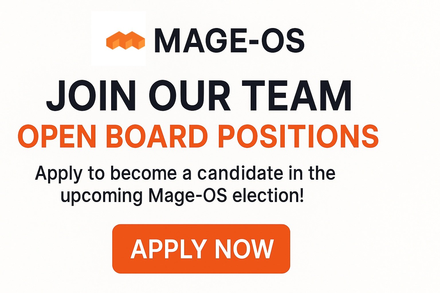 Help Shape the Future of Mage-OS — Board & BCC Candidate Applications Now Open!